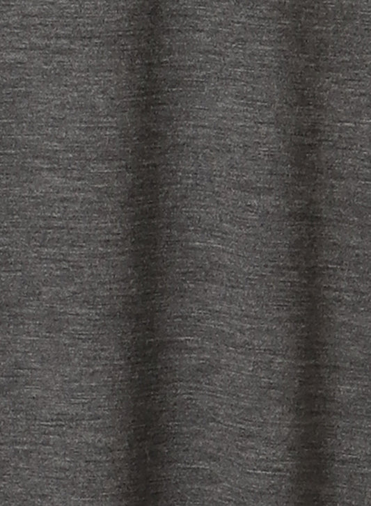 Washable Wool Jersey, Set In-Raglan Combo LS Turtle Top, #1120005, HT Charcoal