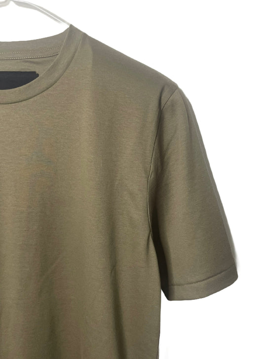 SUPIMA COTTON SMOOTH, #731110, SS CREW, KHAKI