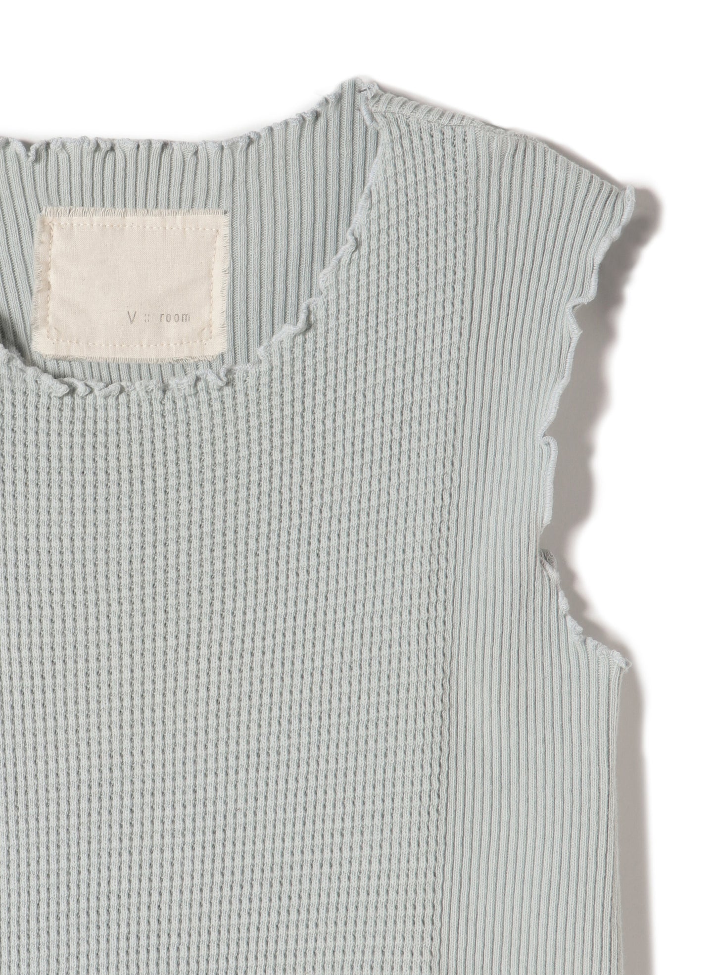 Waffle Rib Combo Tube, Tanktop. #802-747, GREY