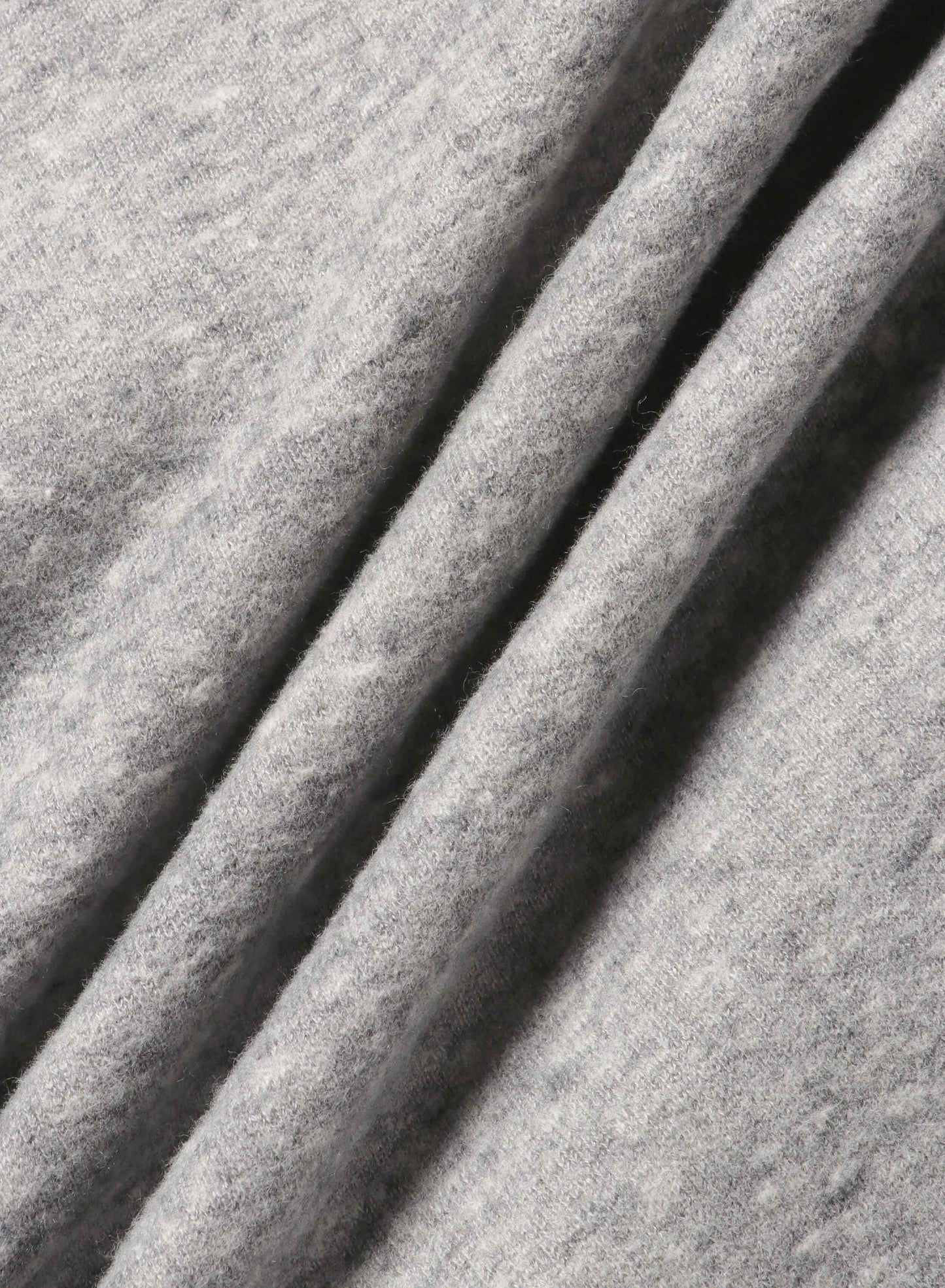 Cotton Tencel Brushed Fleece, LS Hooded Oversized Dress, #892-706, HT Charcoal