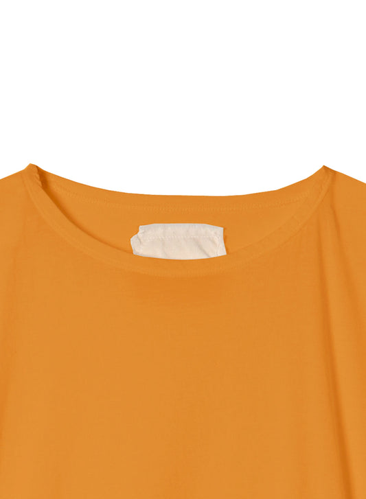 Reverse Cotton 32Gage Jersey, #812-768, SS Drop Shoulder Boat Neck Tee, MARMALADE