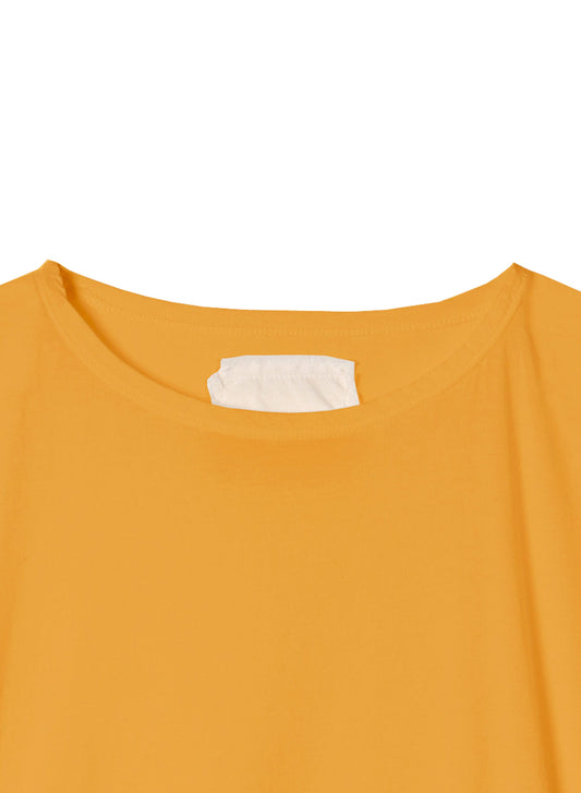 Hi-Soft 36Gage Jersey, SS Drop Shoulder Boat Neck Tee, #812-773, MARMALADE