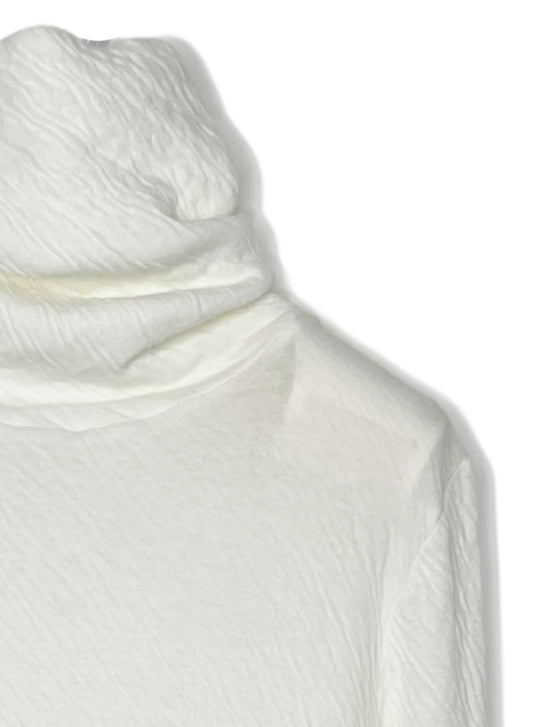 Hi-Soft Double Face, LS Turtle Top, #822-808, WHITE