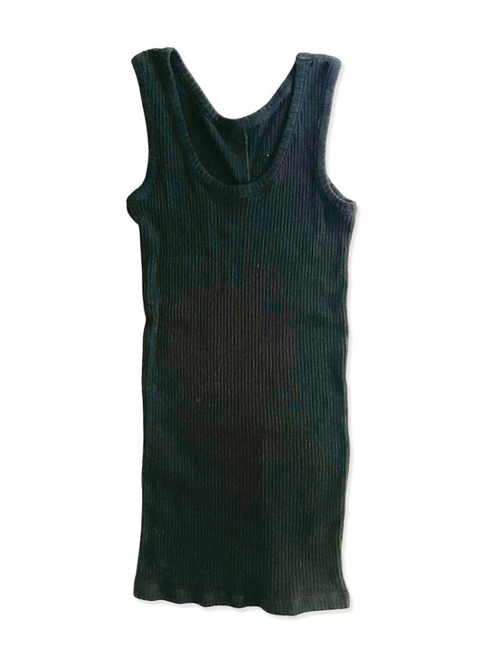 Gauze Rib, TANKTOP, cotton 100% STYLE # 832-830, ONE SIZE, BLACK