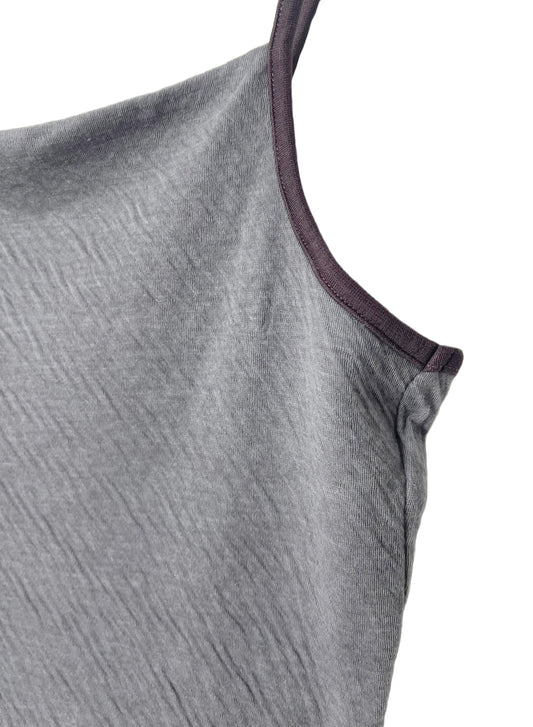 Hi-Soft Double Face, Fabric padded Camisole, #841-845, CHARCOAL