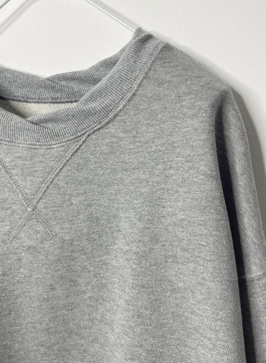 Cotton Fleece, LS Crew Sweat shirts, #841-855, 100%cotton, BLACK