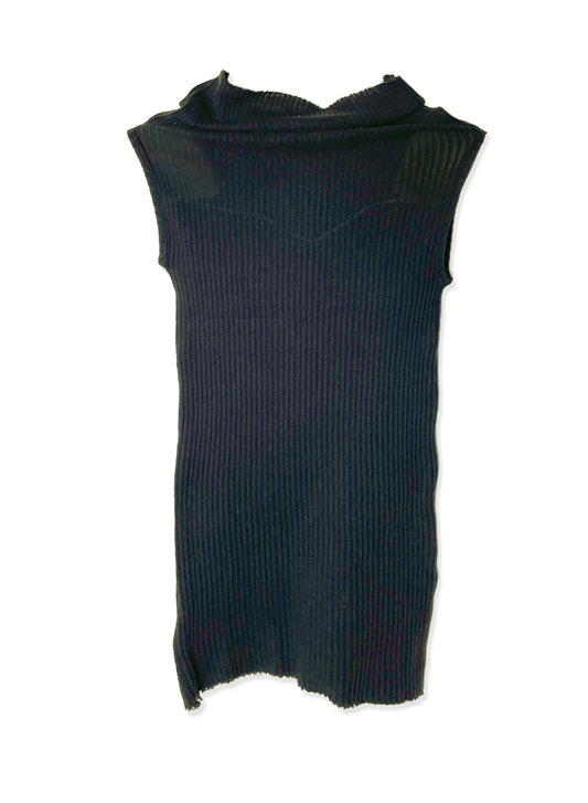 GAUZE RIB, BODY TUBE, 851-882 , 100%cotton, BLACK, OS