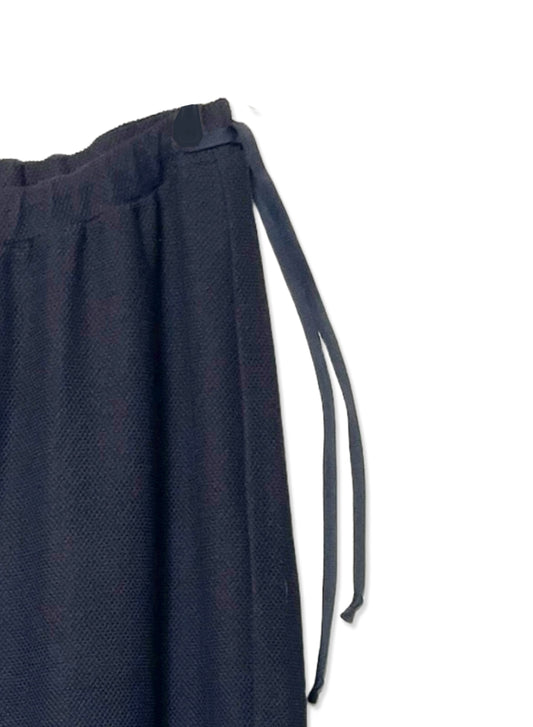 COTTON MESH, PANTS, 851-889, cotton 55% Polyester 45%, BLACK, OS