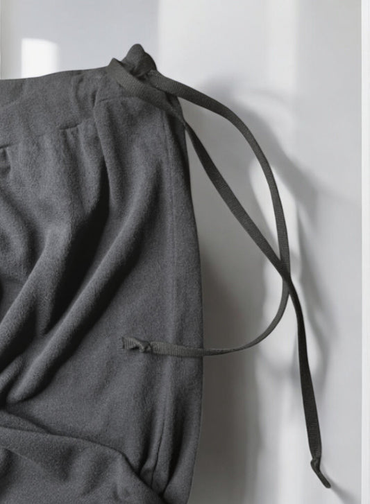 COTTON CRAPE, PANTS, 851-894, cotton 100%, BLACK, OS