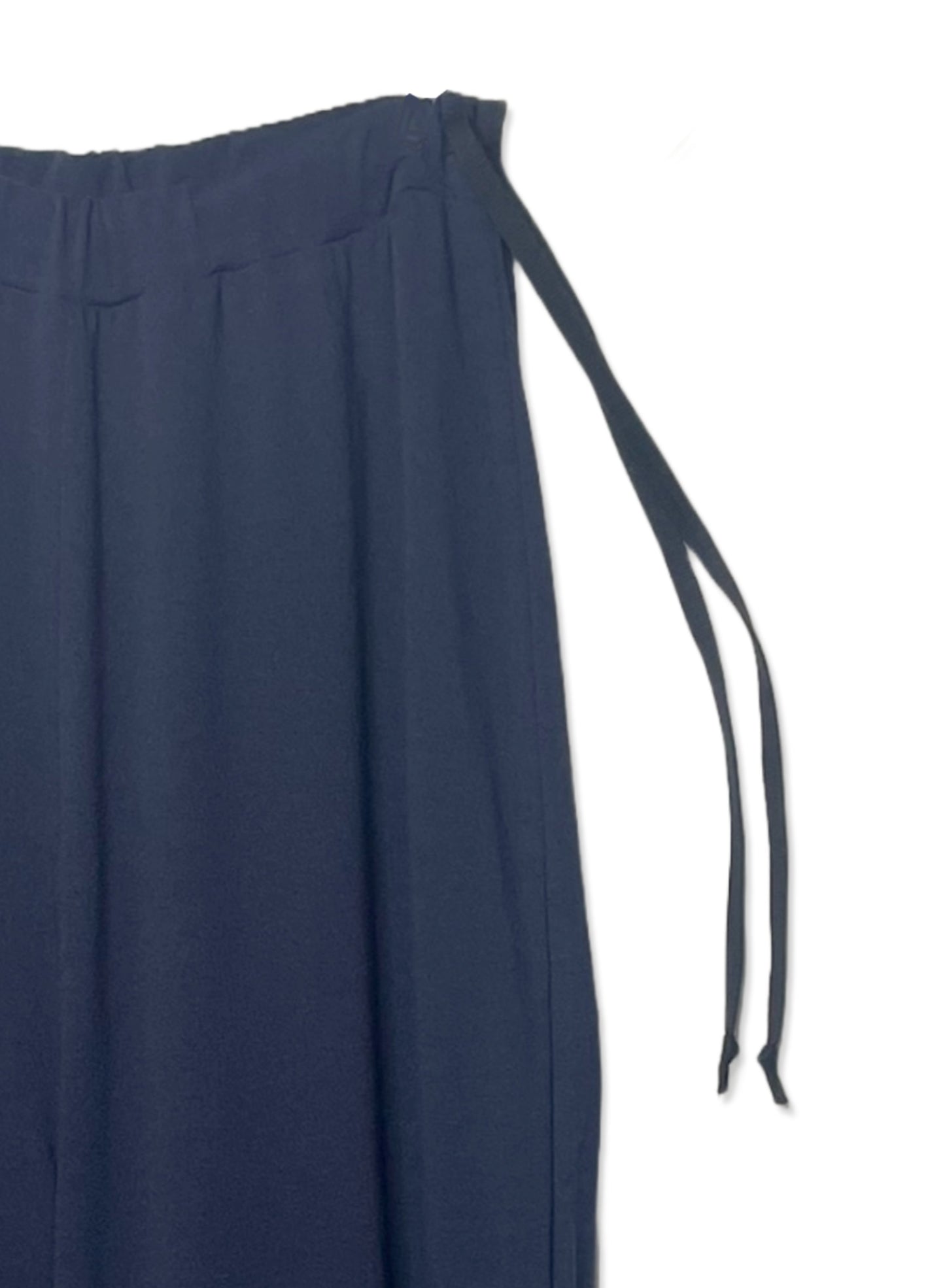 COTTON CRAPE, PANTS, 851-894, cotton 100%, NAVY, OS