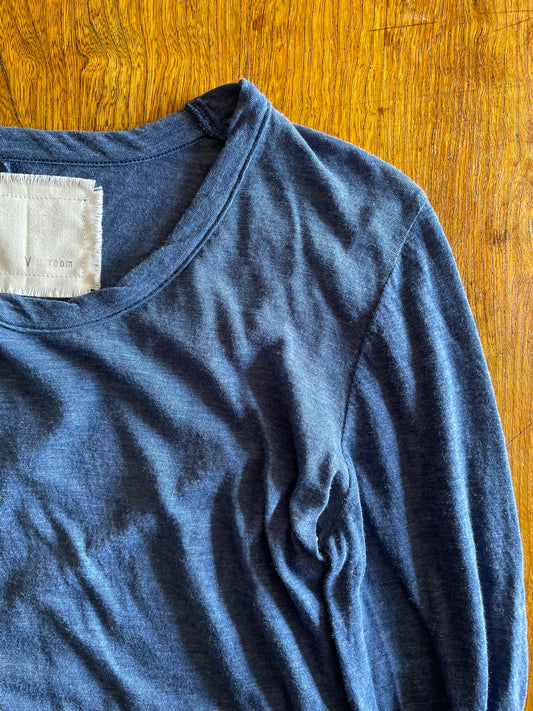 Hi-Soft Jersey, LS Crew T-shirts, NAVY, #872-566