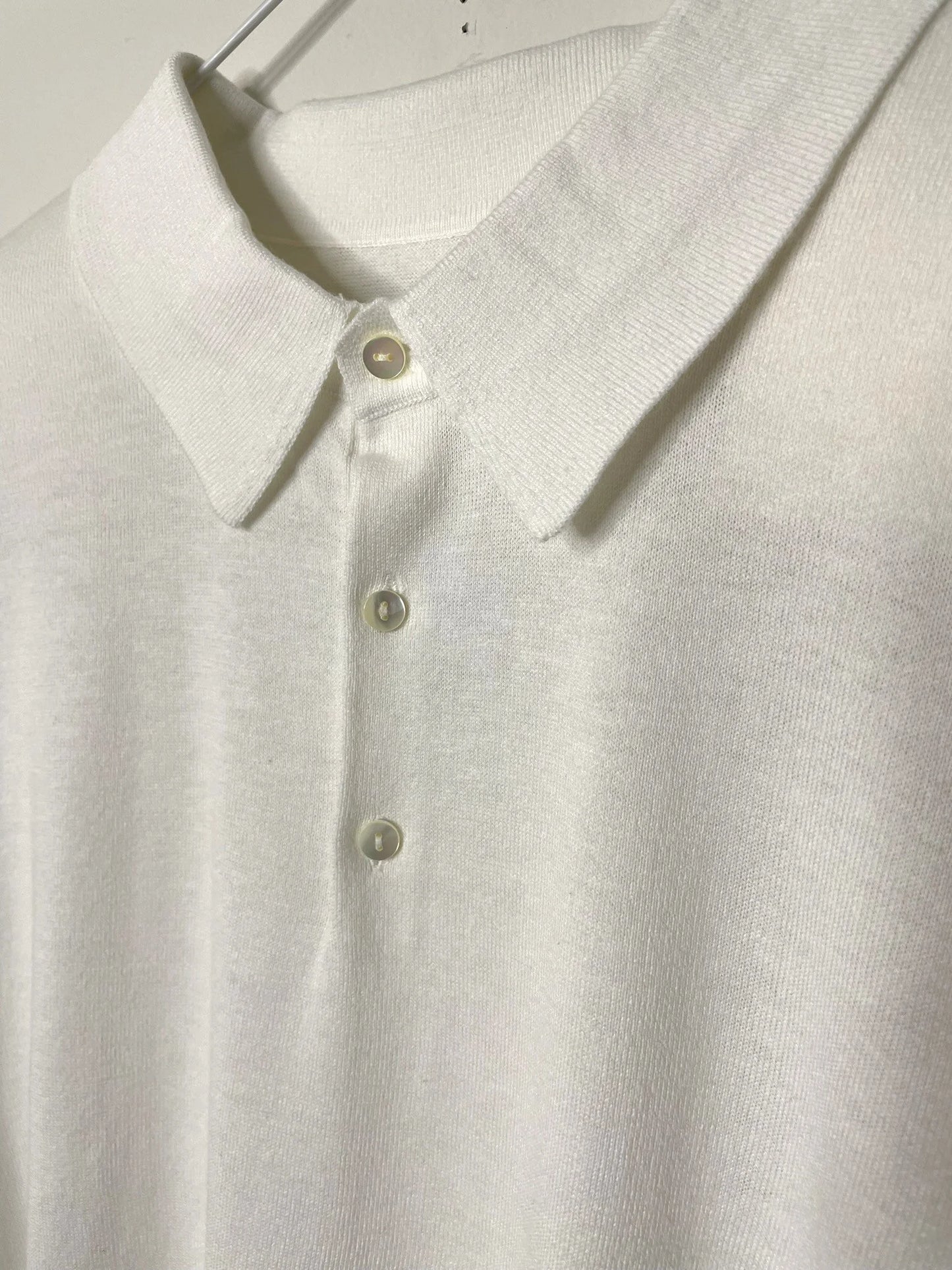 Cool Max Jersey, VL951013, S/S Oversized Polo, 55% Cotton 45% Polyester, WHITE