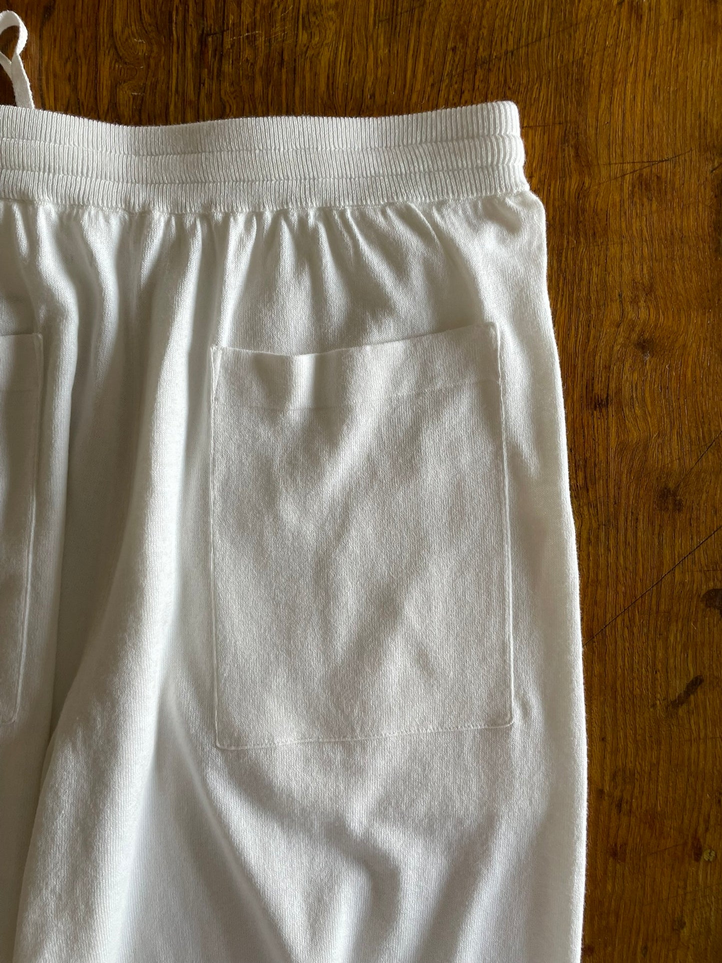 UNISEX, CoolMax 14G Jersey, #VL951014, Short Pants, 55% Cotton 45% Polyester, WHITE