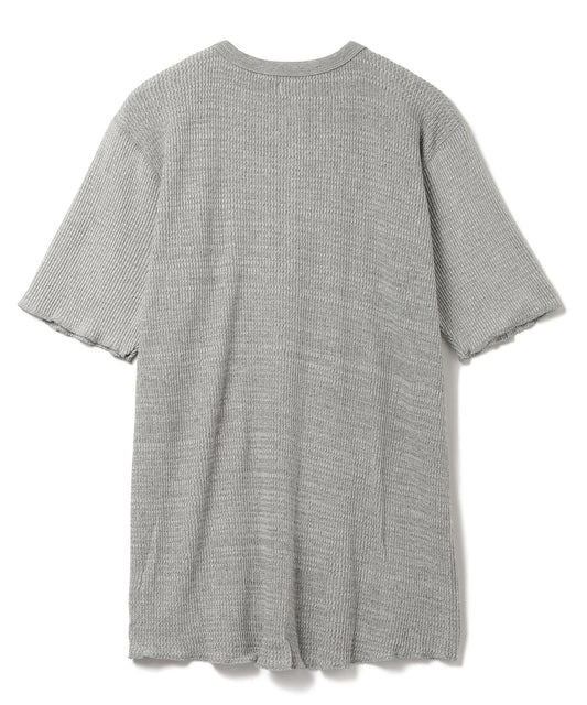 Melange WAFFLE RIB Combo Tube ,SS Henry 100% cotton, #181772, HT Grey
