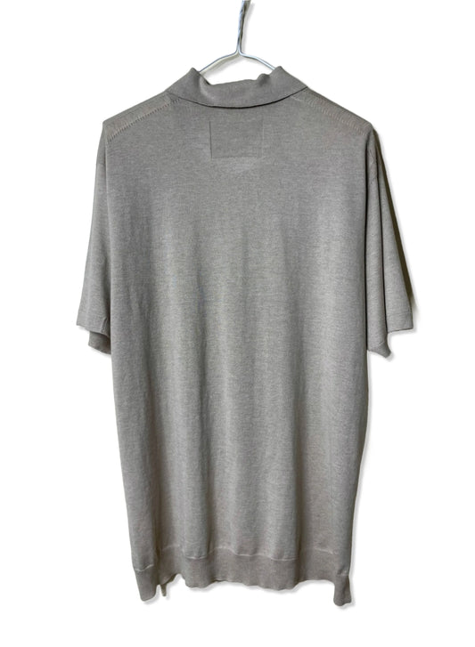 Cool Max Jersey, VL951013, SS Oversized Polo, 55% Cotton 45% Polyester, SAND