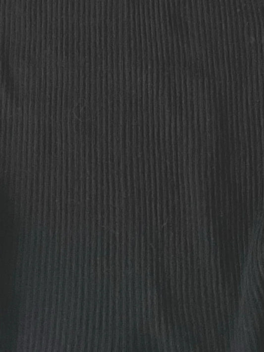 Gauze Rib, LS CREW, cotton 100% STYLE # 832-831, BLACK