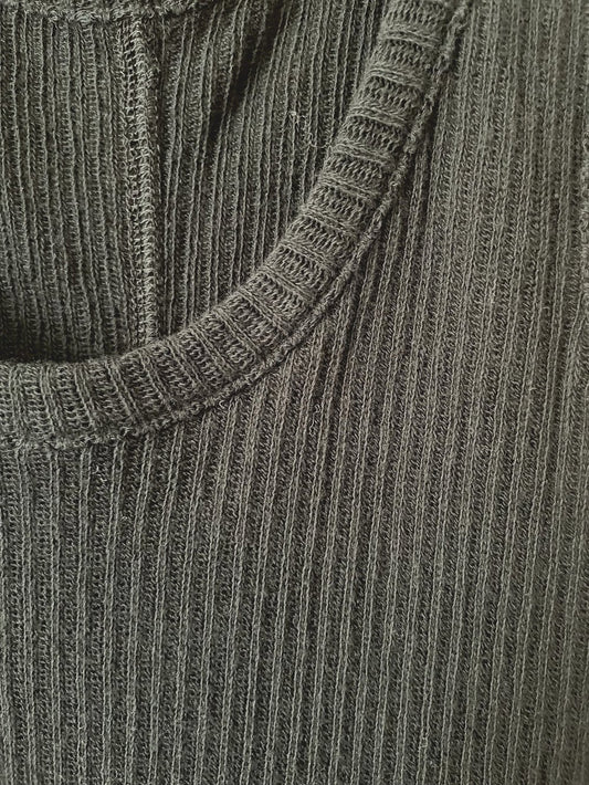 Gauze Rib, LS Turtle, cotton 100% STYLE # 332751, ONE SIZE, BLACK