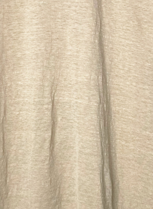 Hemp Jersey, #831-816, Oversized LS Crew, Hemp 100%, SAND KHAKI, ONE SIZE