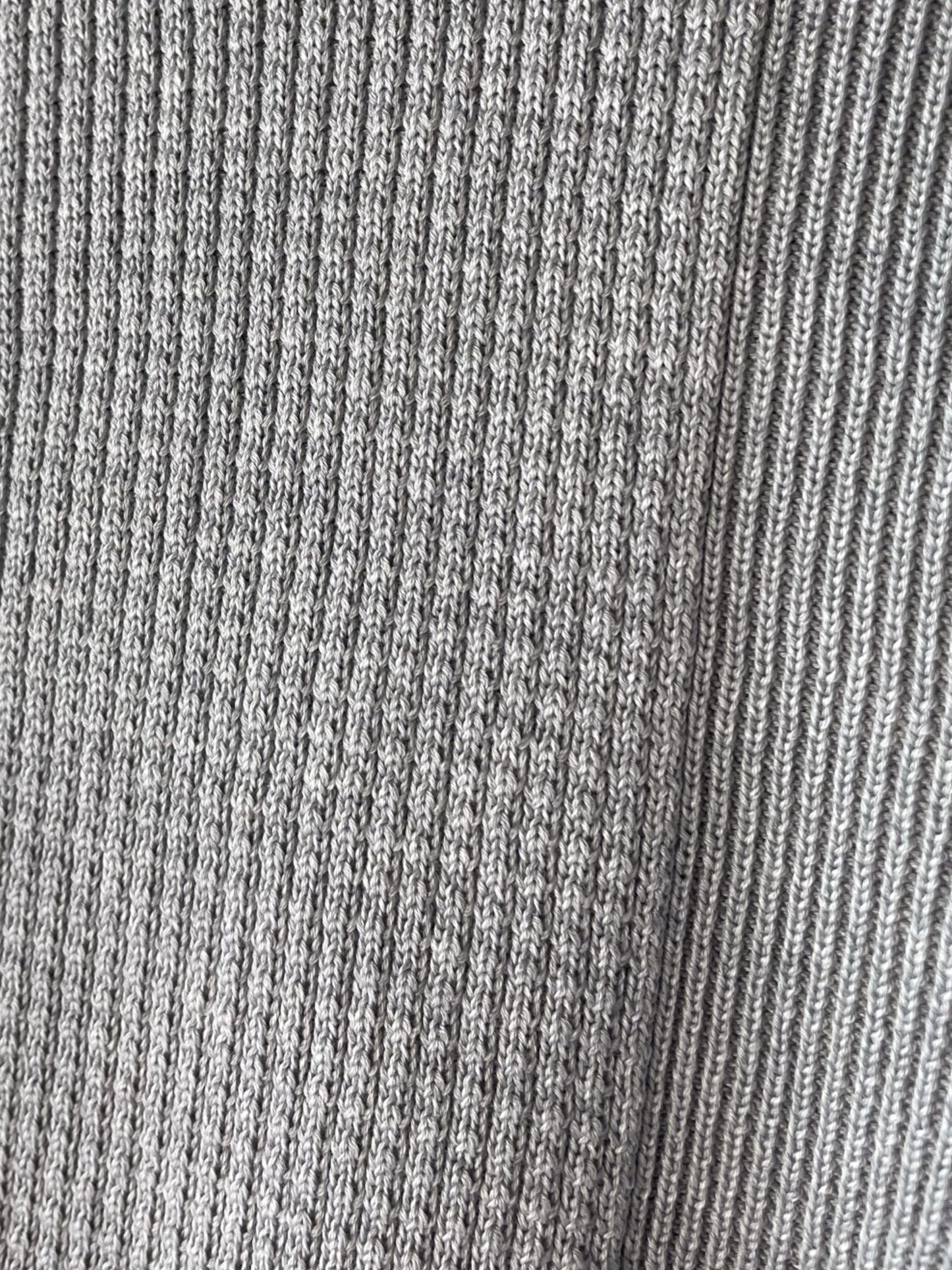 Extra-Long lament Cotton, VL9221014, L/S HENLEY TOP, GREY