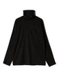 Washable Wool Jersey, Set In-Raglan Combo LS Turtle Top, #1120005, DK Charcoal