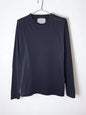 Hi-Soft 36Gage Jersey. #1120012, LS Regular Shape Crew Tee, BLACK