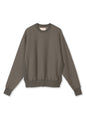 Cotton Tencel Brushed Fleece, LS Crew Sweat Shirts, #112975, Charcoal