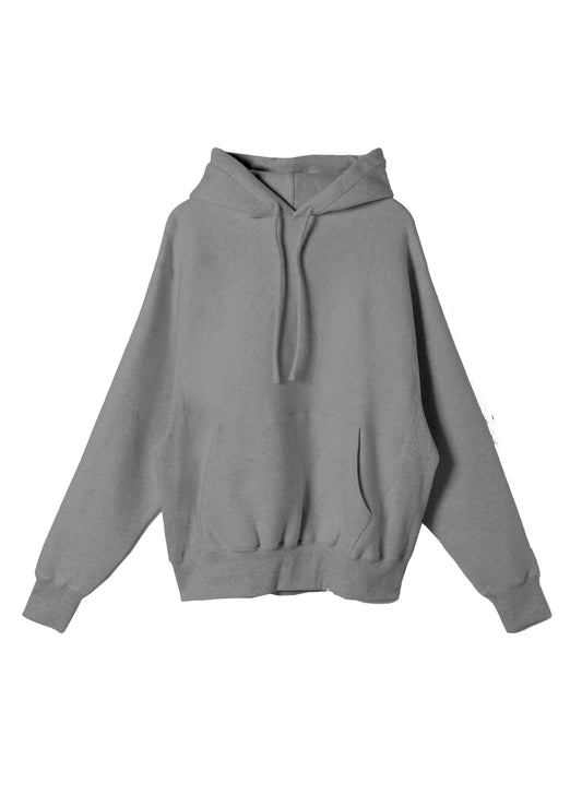 Cotton Tencel Brushed Fleece, LS Hooded Sweat Shirts,  #112976, HT CHARCOAL