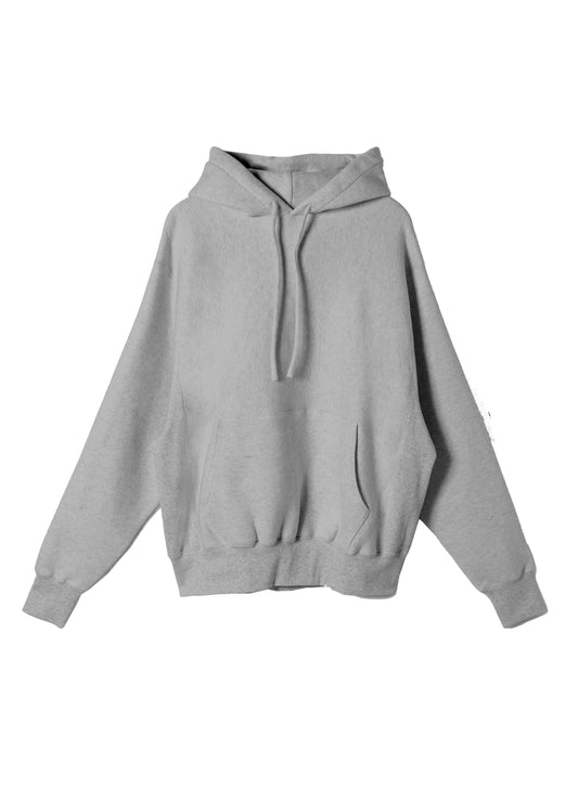 Cotton Tencel Brushed Fleece, LS Hooded Sweat Shirts,  #112976, HT GREY