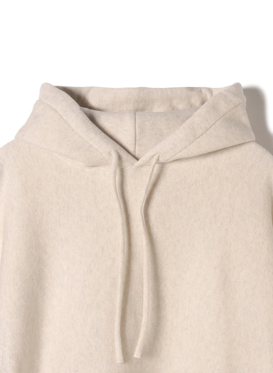 Cotton Tencel Brushed Fleece, LS Hooded Sweat Shirts,  #112976, BLACK