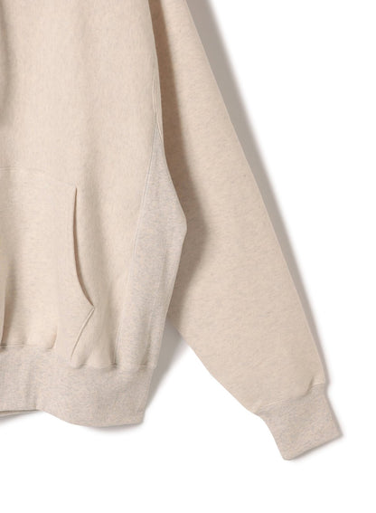 Cotton Tencel Brushed Fleece, LS Hooded Sweat Shirts,  #112976, BLACK