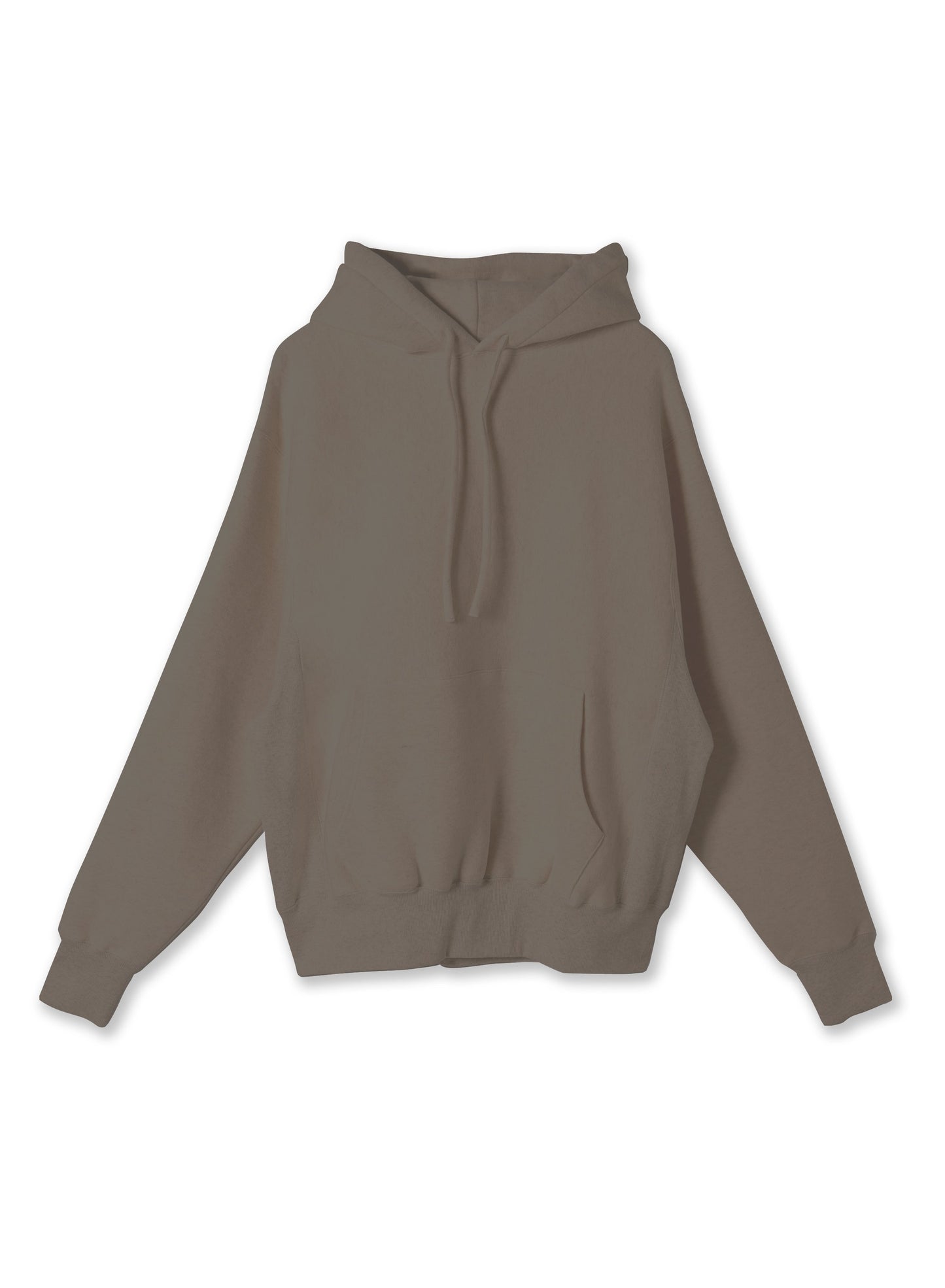 Cotton Tencel Brushed Fleece, LS Hooded Sweat Shirts,  #112976, Charcoal