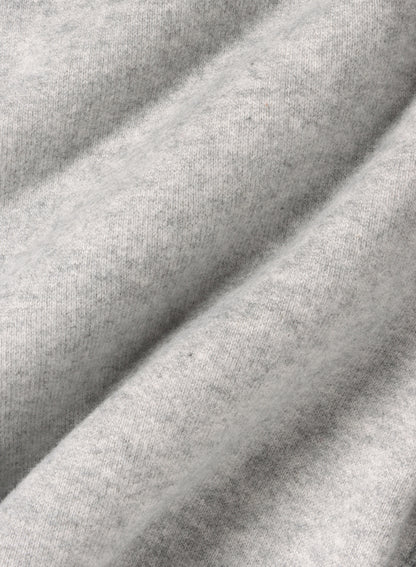Tencel Brushed Fleece, Long Sleeve Hooded Pullover, #802-755, HT Grey