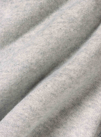 Cotton Tencel Brushed Fleece, LS Crew Sweat Shirts, #112975, HT Grey