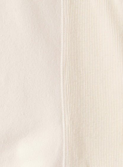 Reverse Cotton 20Gage Pile, Unisex LS Crew Sweat Shirts, # 112978, White