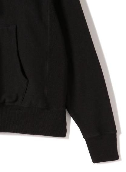 Reverse Cotton 20Gage Pile, LS Hooded Sweat Shirts, #112979, Black