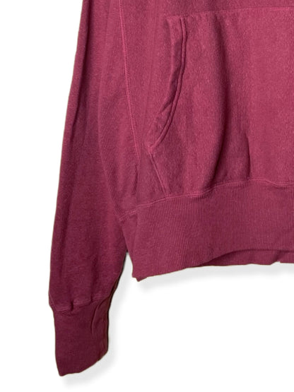 Reverse Cotton 20Gage Pile, LS Hooded Sweat Shirts, #112979, BURGANDY