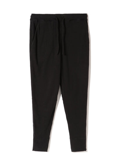 Reverse Cotton 20Gage Pile, Pants, #112980, Black