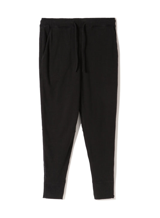 Reverse Cotton 20Gage Pile, Pants, #112980, Black