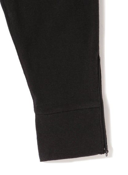 Reverse Cotton 20Gage Pile, Pants, #112980, Black