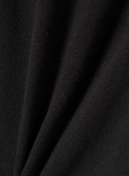 Reverse Cotton 20Gage Pile, LS Hooded Sweat Shirts, #112979, Black