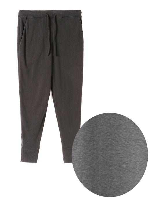 Reverse Cotton 20Gage Pile, Pants, #112980, CHARCOAL