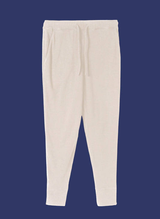Reverse Cotton 20Gage Pile, Pants, #112980, White