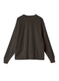 Hi-Soft 18Gage Gauze Fleece, LS Crew Sweat Shirts、#112981, Black