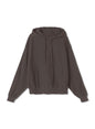 Hi-Soft 18Gage Gauze Fleece, LS  Hooded Sweat Shirts、#112982, BLACK