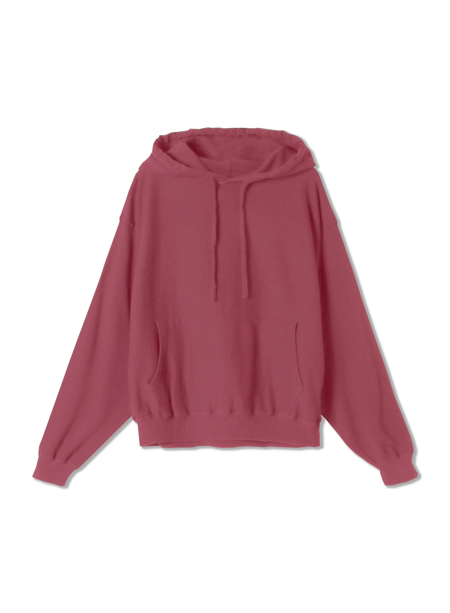Hi-Soft 18Gage Gauze Fleece, LS  Hooded Sweat Shirts、#112982, BURGANDY