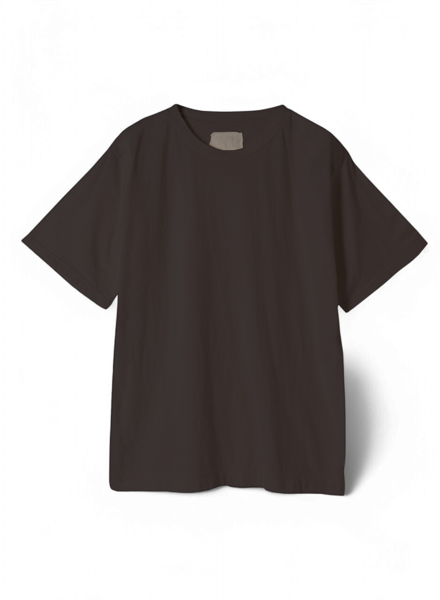 Reverse Cotton 32Gage Jersey, SS Reg. Shape Crew Tee, #112984, BLACK