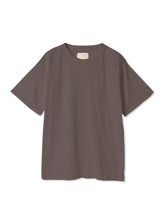 Reverse Cotton 32Gage Jersey, SS Reg. Shape Crew Tee, #112984, DK CHARCOAL
