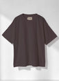 Reverse Cotton 32Gage Jersey,  #112986, SS Loose. Shape Crew Tee, BLACK