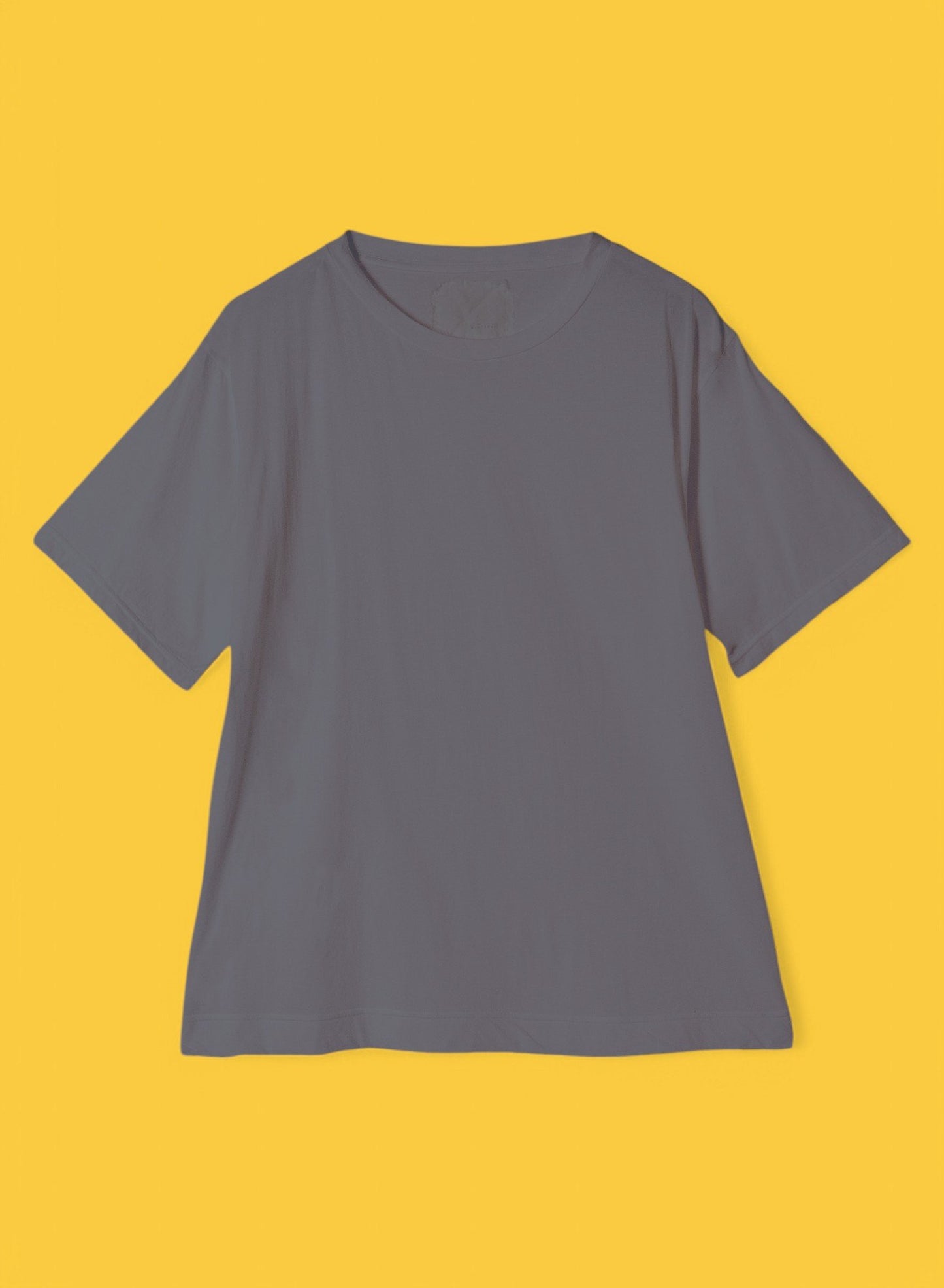 Hi-Soft 36Gage Jersey, SS Reg. Shape Crew Tee,  #112989, DK CHARCOAL