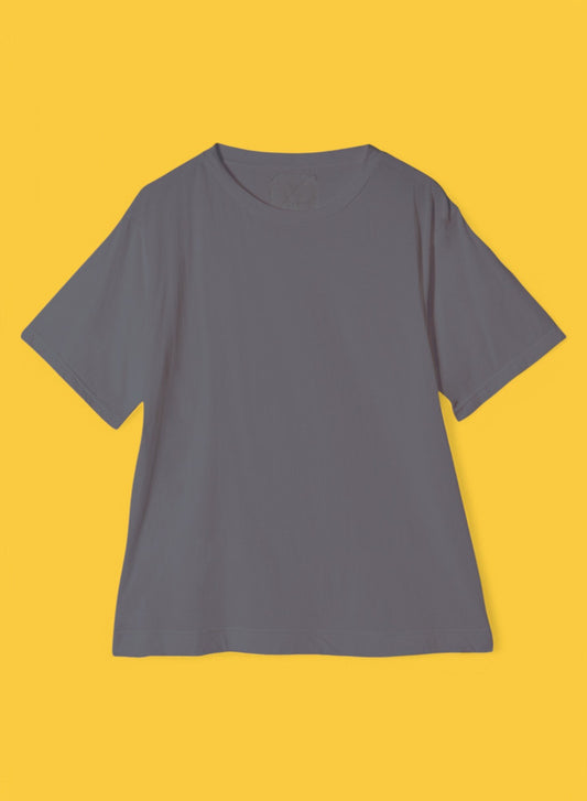 Hi-Soft 36Gage Jersey, SS Reg. Shape Crew Tee,  #112989, DK CHARCOAL